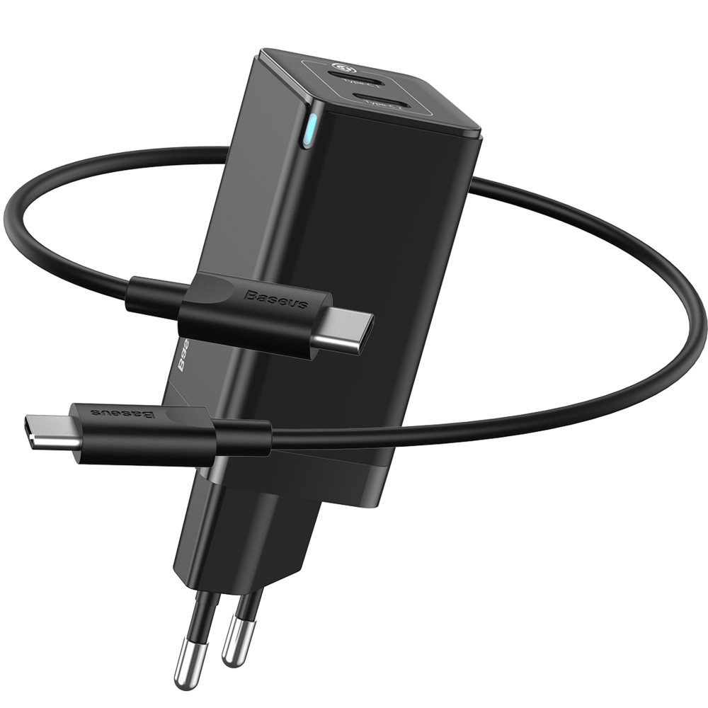 СЗУ Baseus GaN2 QC (2 Type-C/ 45W) + кабель Type-C to Type-C 65W (CCGAN)для Зарядные устройства Черный (186309)
СЗУ Baseus GaN2 QC (2 Type-C/ 45W) + кабель Type-C to Type-C 65W (CCGAN)для Зарядные устройства Черный (186309)
