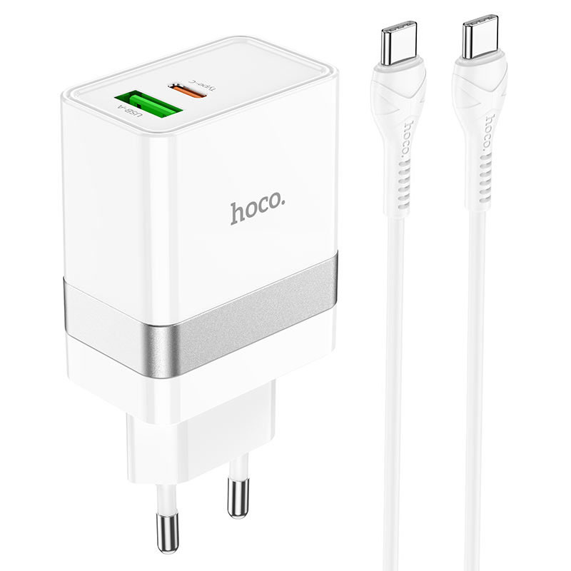 СЗУ Hoco N21 Topspeed PD30W+QC3.0 (1USB/1Type-C/3A) + Type-C + Type-Cдля Зарядные устройства White (265256)
СЗУ Hoco N21 Topspeed PD30W+QC3.0 (1USB/1Type-C/3A) + Type-C + Type-Cдля Зарядные устройства White (265256)