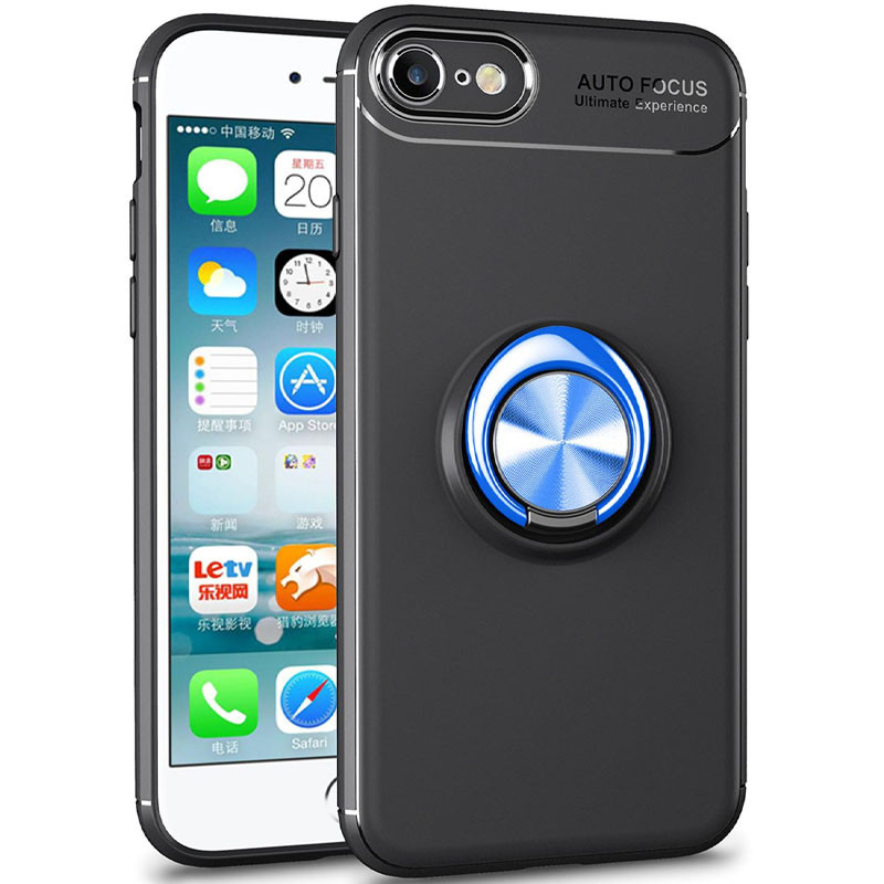 TPU чехол Deen ColorRing под магнитный держатель (opp) для Apple iPhone 7 (4.7'') Черный / Синий (161771)
TPU чехол Deen ColorRing под магнитный держатель (opp) для Apple iPhone 7 (4.7'') Черный / Синий (161771)