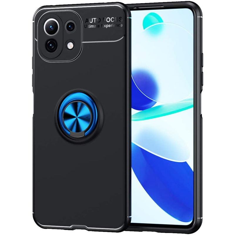 TPU чохол Deen ColorRing під магнітний тримач (opp) для Xiaomi Mi 11 Lite (Чорний / синій)
TPU чохол Deen ColorRing під магнітний тримач (opp) для Xiaomi Mi 11 Lite (Чорний / синій)