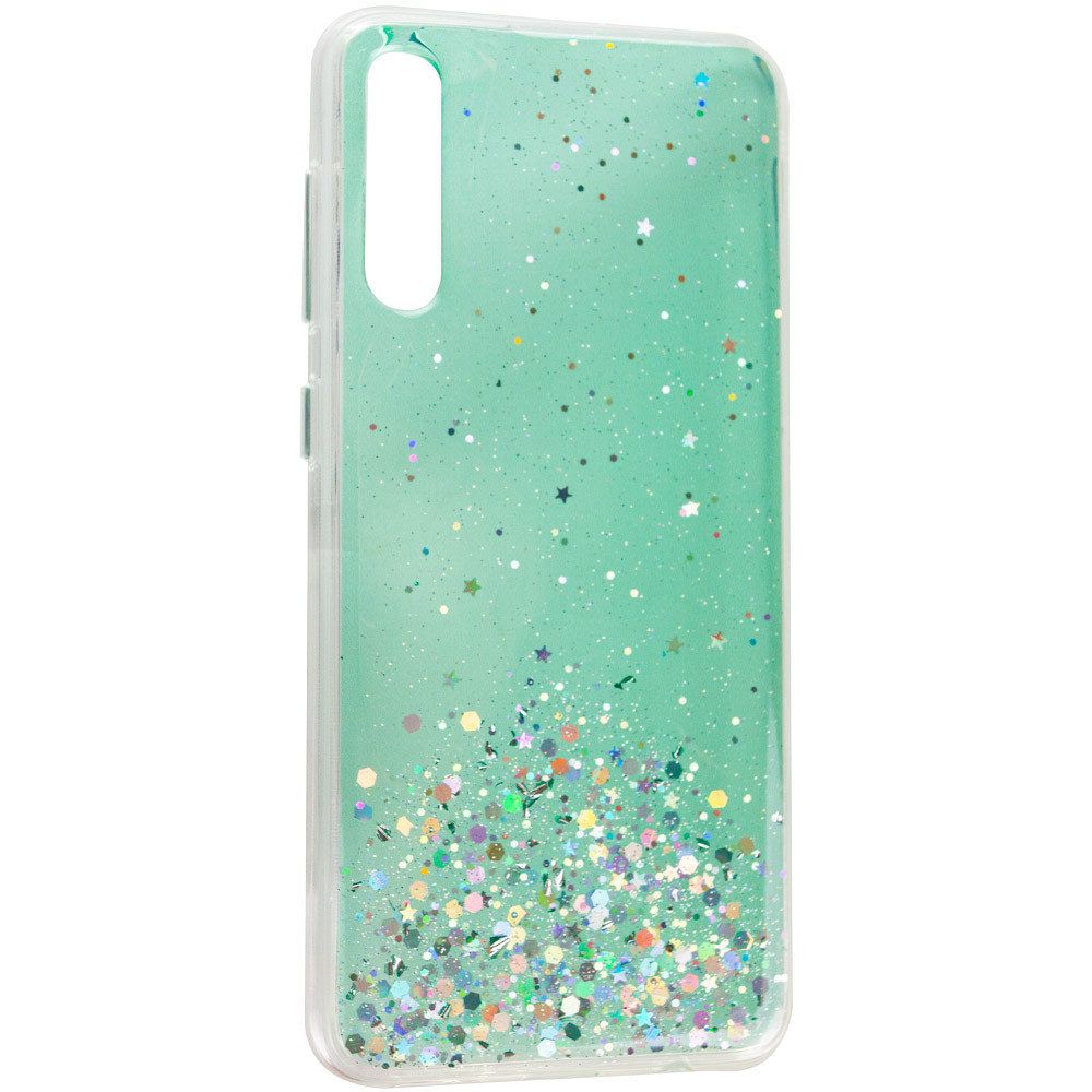 TPU чехол Star Glitter для Samsung Galaxy A50 (A505F) / A50s / A30s Прозрачный / Мятный (167402)
TPU чехол Star Glitter для Samsung Galaxy A50 (A505F) / A50s / A30s Прозрачный / Мятный (167402)