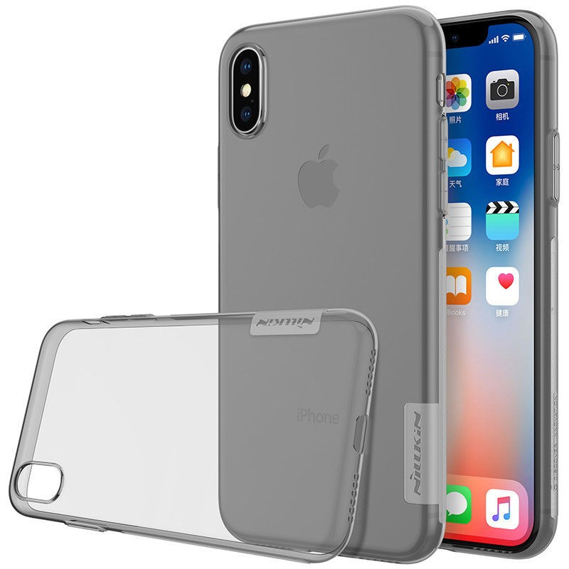 TPU чехол Nillkin Nature Series для Apple iPhone X (5.8") / XS (5.8") Серый (прозрачный) (66992)
TPU чехол Nillkin Nature Series для Apple iPhone X (5.8") / XS (5.8") Серый (прозрачный) (66992)