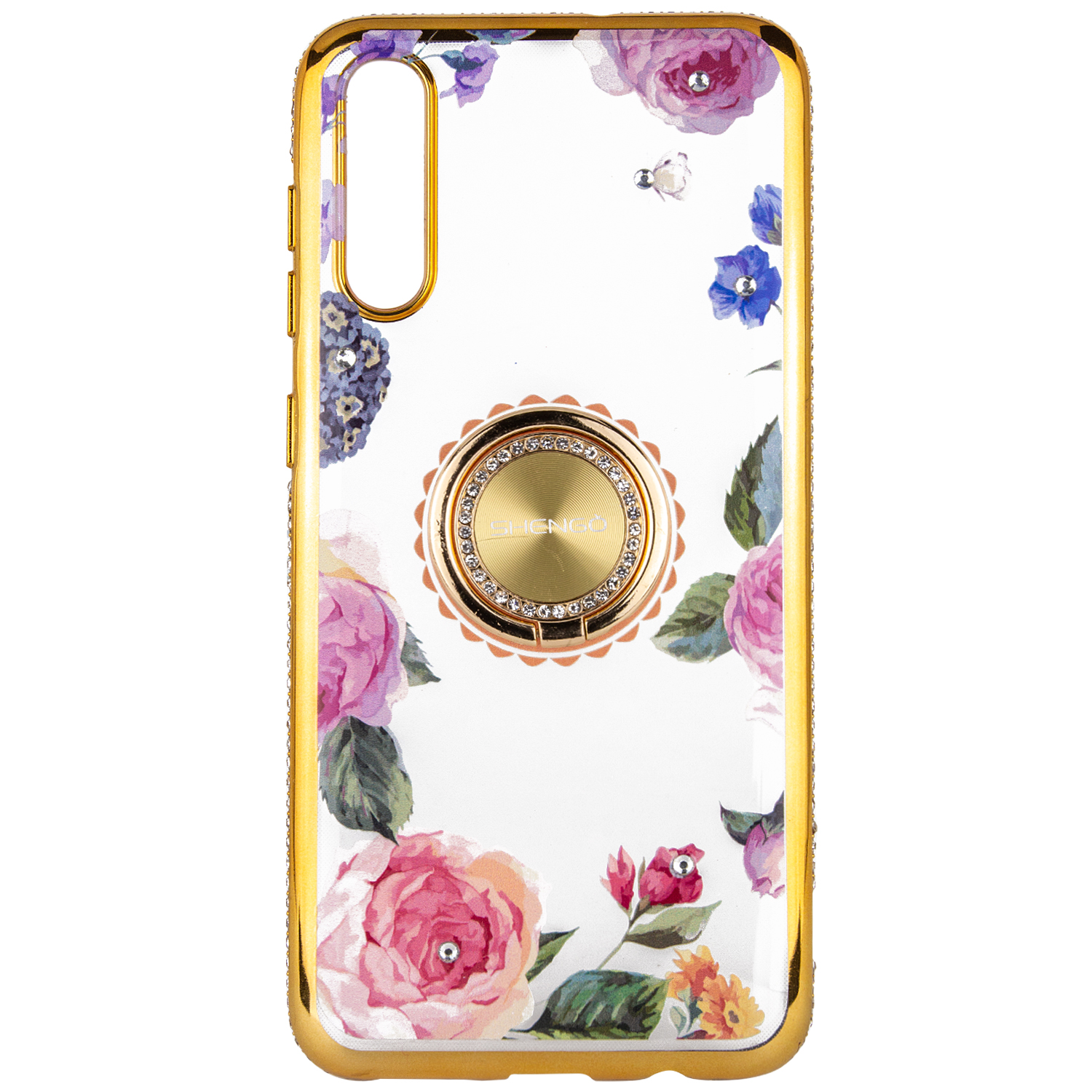 TPU чехол Shengo со стразами и кольцом-держателем для Samsung Galaxy A50 (A505F) / A50s / A30s Золотой (104511)
TPU чехол Shengo со стразами и кольцом-держателем для Samsung Galaxy A50 (A505F) / A50s / A30s Золотой (104511)