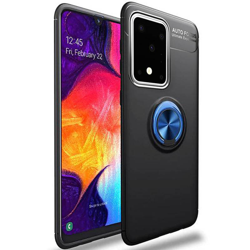 TPU чохол Deen ColorRing під магнітний тримач для Samsung Galaxy S20 Ultra (Чорний / синій)
TPU чохол Deen ColorRing під магнітний тримач для Samsung Galaxy S20 Ultra (Чорний / синій)