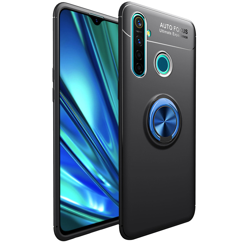 TPU чехол Deen ColorRing под магнитный держатель (opp) для Realme 5 Pro Черный / Синий (129627)
TPU чехол Deen ColorRing под магнитный держатель (opp) для Realme 5 Pro Черный / Синий (129627)