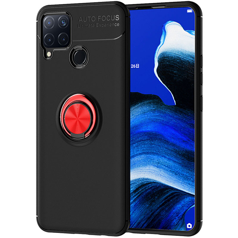 TPU чехол Deen ColorRing под магнитный держатель (opp) для Realme C15 / C12 Черный / Красный (144639)
TPU чехол Deen ColorRing под магнитный держатель (opp) для Realme C15 / C12 Черный / Красный (144639)