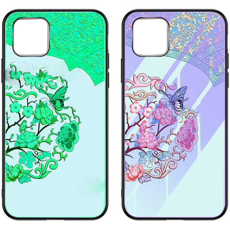 TPU+Glass чохол світиться в темряві для Apple iPhone 11 Pro Max (6.5") (Метелик із квітами / бірюзовий)
TPU+Glass чохол світиться в темряві для Apple iPhone 11 Pro Max (6.5") (Метелик із квітами / бірюзовий)
