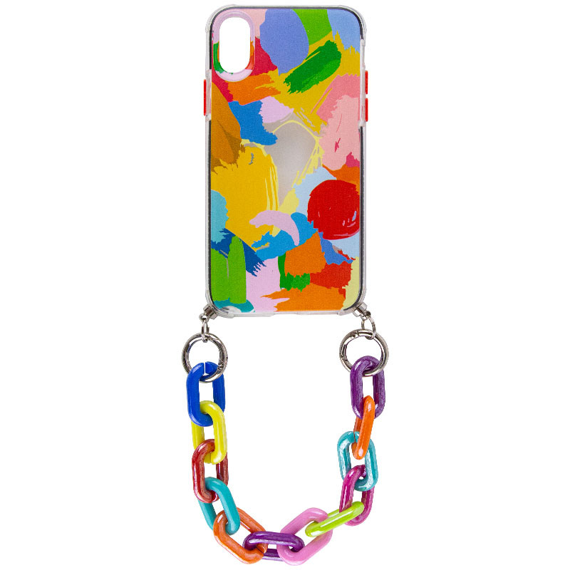 TPU+PC чохол Colorific з підвісним ланцюгом для Apple iPhone XS Max (6.5") (Brush)
TPU+PC чохол Colorific з підвісним ланцюгом для Apple iPhone XS Max (6.5") (Brush)