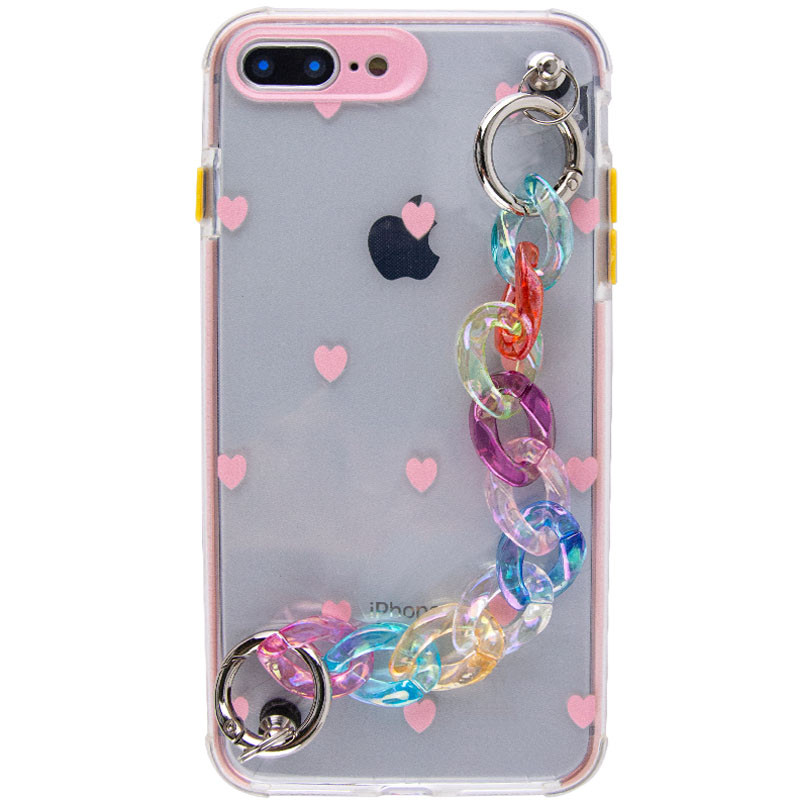 TPU+PC чехол Colorspot с ремешком-цепью для Apple iPhone 7 plus / 8 plus (5.5") Pink hearts (192268)
TPU+PC чехол Colorspot с ремешком-цепью для Apple iPhone 7 plus / 8 plus (5.5") Pink hearts (192268)