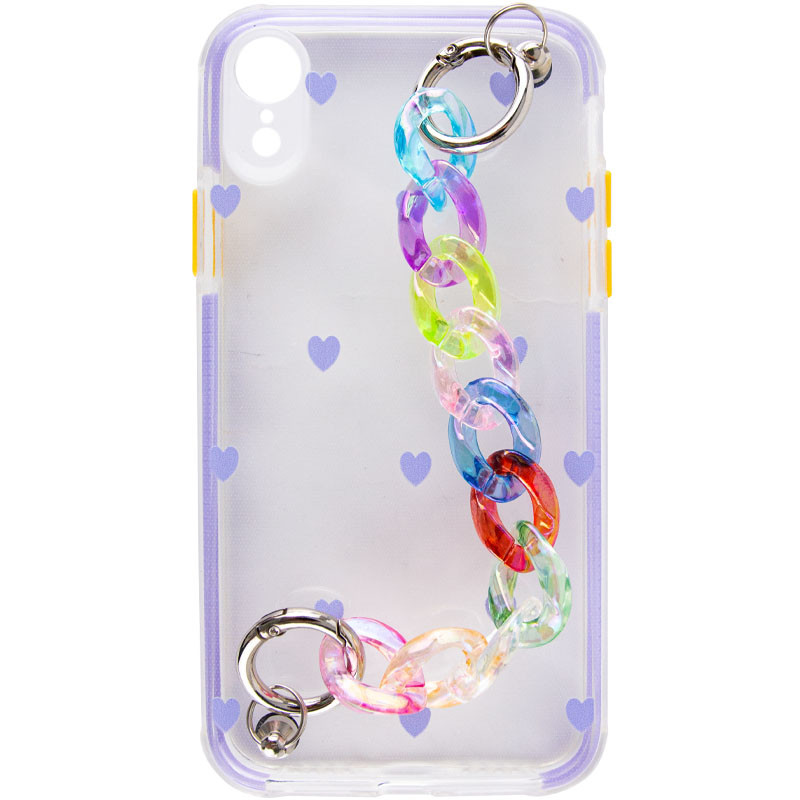 TPU+PC чехол Colorspot с ремешком-цепью для Apple iPhone XR (6.1") Lilac hearts (192282)
TPU+PC чехол Colorspot с ремешком-цепью для Apple iPhone XR (6.1") Lilac hearts (192282)