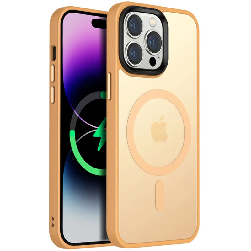 TPU+PC чехол Metal Buttons with MagSafe Colorful для Apple iPhone 14 Pro Max (6.7") Персиковый (253310)
TPU+PC чехол Metal Buttons with MagSafe Colorful для Apple iPhone 14 Pro Max (6.7") Персиковый (253310)