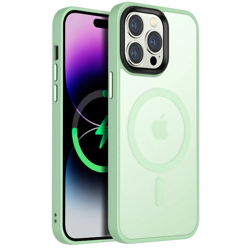 TPU+PC чехол Metal Buttons with MagSafe Colorful для Apple iPhone 13 Pro Max (6.7") Мятный (254784)
TPU+PC чехол Metal Buttons with MagSafe Colorful для Apple iPhone 13 Pro Max (6.7") Мятный (254784)