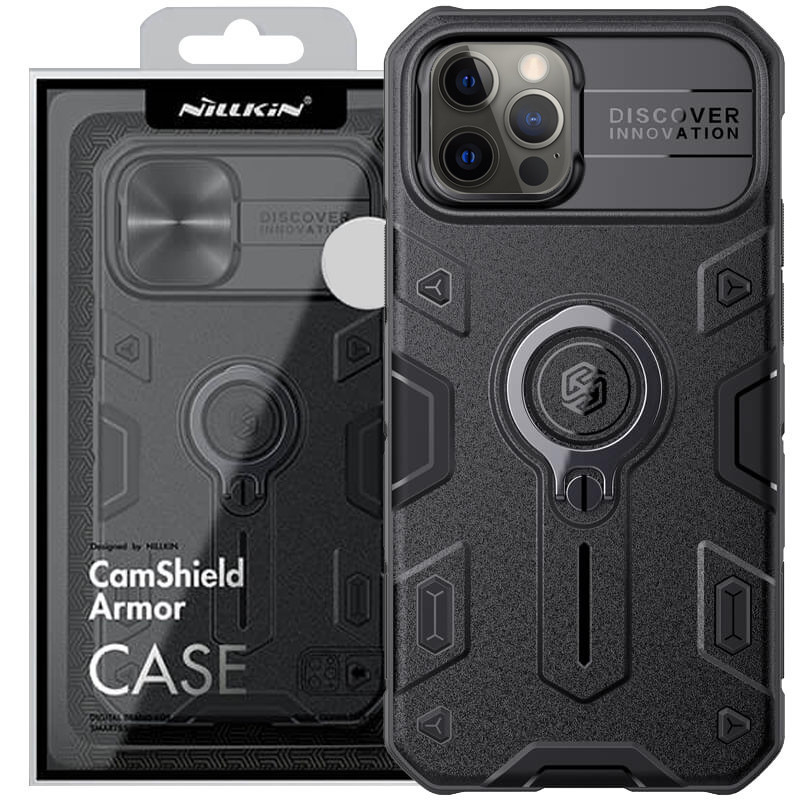 TPU+PC чохол Nillkin CamShield Armor no logo (шторка на камеру) для Apple iPhone 12 Pro (Чорний)
TPU+PC чохол Nillkin CamShield Armor no logo (шторка на камеру) для Apple iPhone 12 Pro (Чорний)