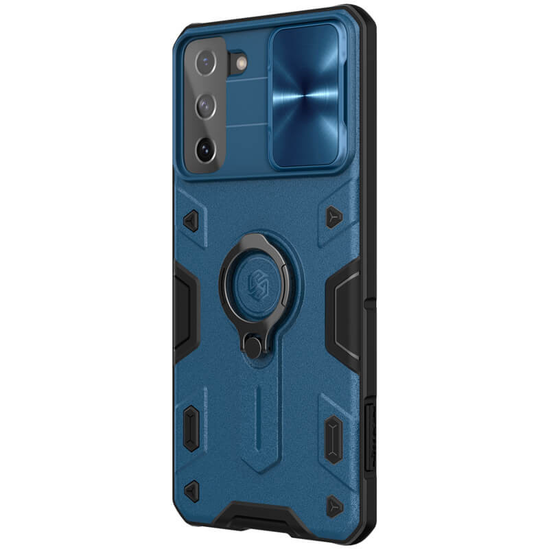 TPU+PC чехол Nillkin CamShield Armor no logo (шторка на камеру) для Samsung Galaxy S21+ Синий (164766)
TPU+PC чехол Nillkin CamShield Armor no logo (шторка на камеру) для Samsung Galaxy S21+ Синий (164766)