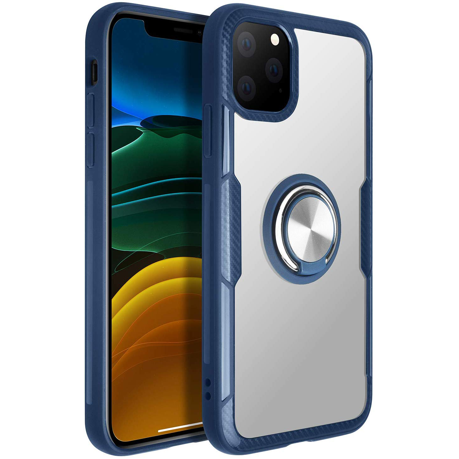 TPU+PC чехол Deen CrystalRing под магнитный держатель для Apple iPhone 11 Pro (5.8") Бесцветный / Темно-синий (112967)
TPU+PC чехол Deen CrystalRing под магнитный держатель для Apple iPhone 11 Pro (5.8") Бесцветный / Темно-синий (112967)