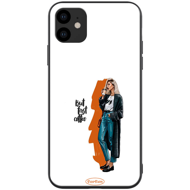 TPU+PC чехол ForFun для Apple iPhone 11 (6.1") But first coffee / белый (118229)
TPU+PC чехол ForFun для Apple iPhone 11 (6.1") But first coffee / белый (118229)
