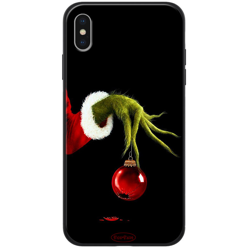 TPU+PC чехол ForFun для Apple iPhone X (5.8") Гринч и елочная игрушка / Черный (118307)
TPU+PC чехол ForFun для Apple iPhone X (5.8") Гринч и елочная игрушка / Черный (118307)