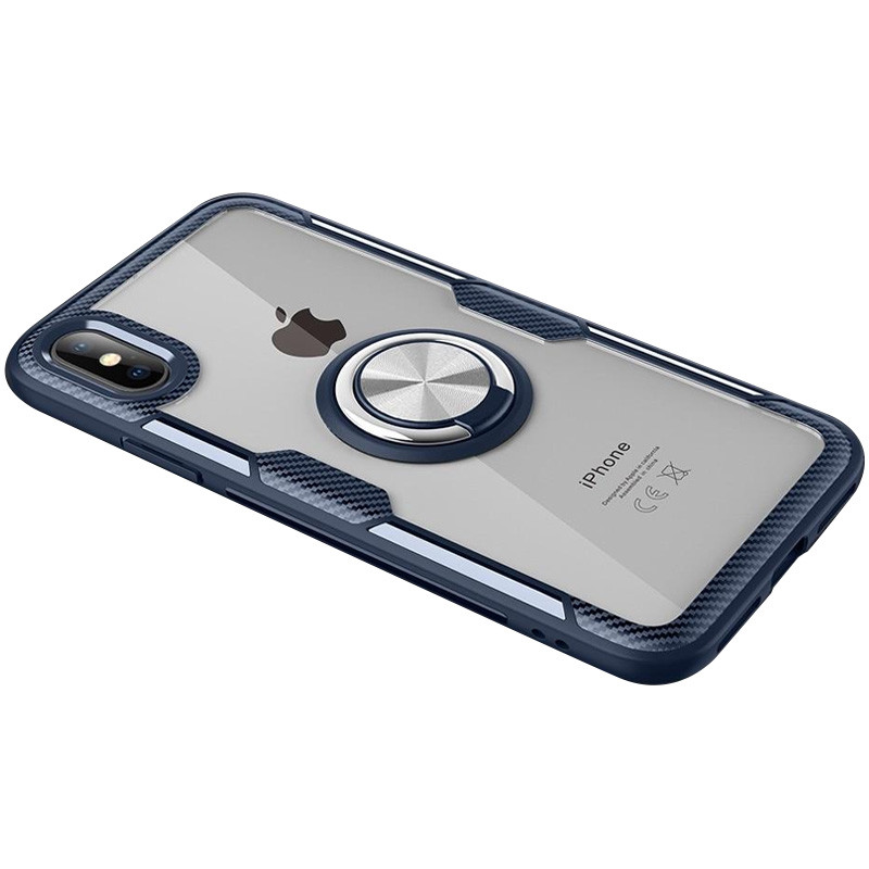 TPU+PC чехол Deen CrystalRing for Magnet (opp) для Apple iPhone X (5.8") Бесцветный / Темно-синий (135709)
TPU+PC чехол Deen CrystalRing for Magnet (opp) для Apple iPhone X (5.8") Бесцветный / Темно-синий (135709)
