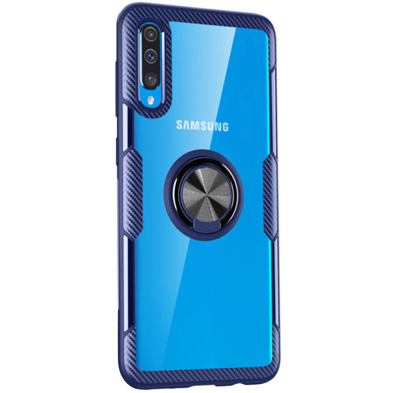TPU+PC чохол Deen CrystalRing під магнітний тримач для Samsung Galaxy A50s (Безбарвний / синій)
TPU+PC чохол Deen CrystalRing під магнітний тримач для Samsung Galaxy A50s (Безбарвний / синій)