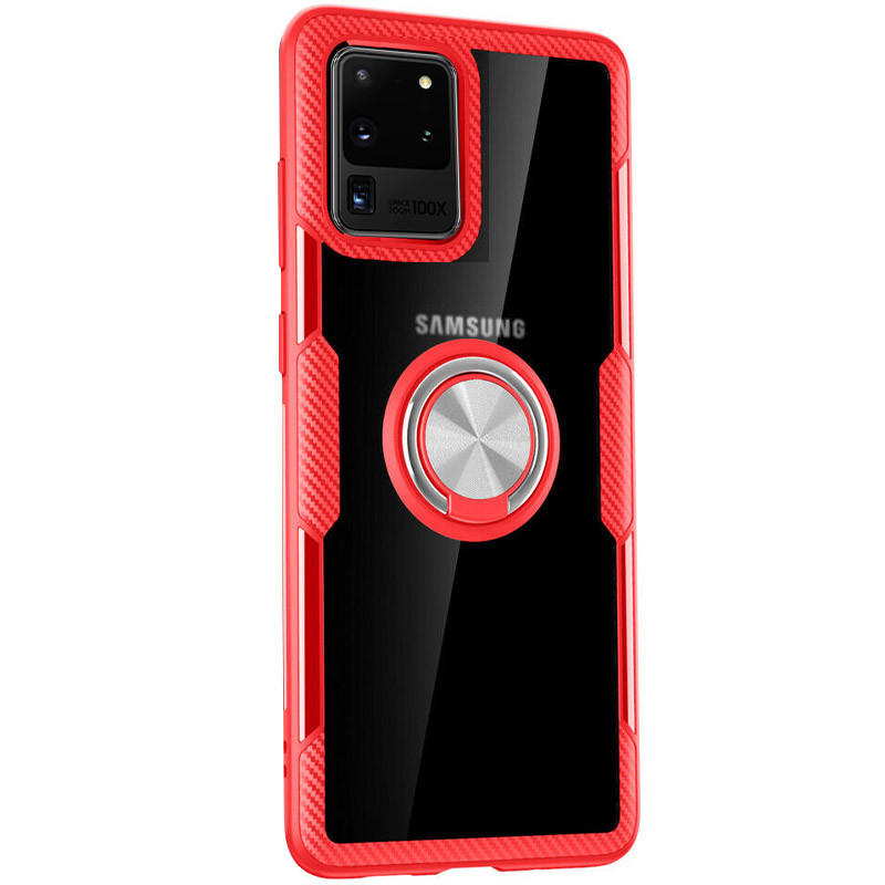 TPU+PC чехол Deen CrystalRing for Magnet (opp) для Samsung Galaxy S20 Ultra Бесцветный / Красный (143575)
TPU+PC чехол Deen CrystalRing for Magnet (opp) для Samsung Galaxy S20 Ultra Бесцветный / Красный (143575)