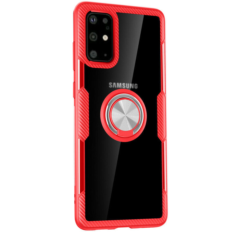 TPU+PC чохол Deen CrystalRing під магнітний тримач для Samsung Galaxy S20 (Безбарвний / червоний)
TPU+PC чохол Deen CrystalRing під магнітний тримач для Samsung Galaxy S20 (Безбарвний / червоний)