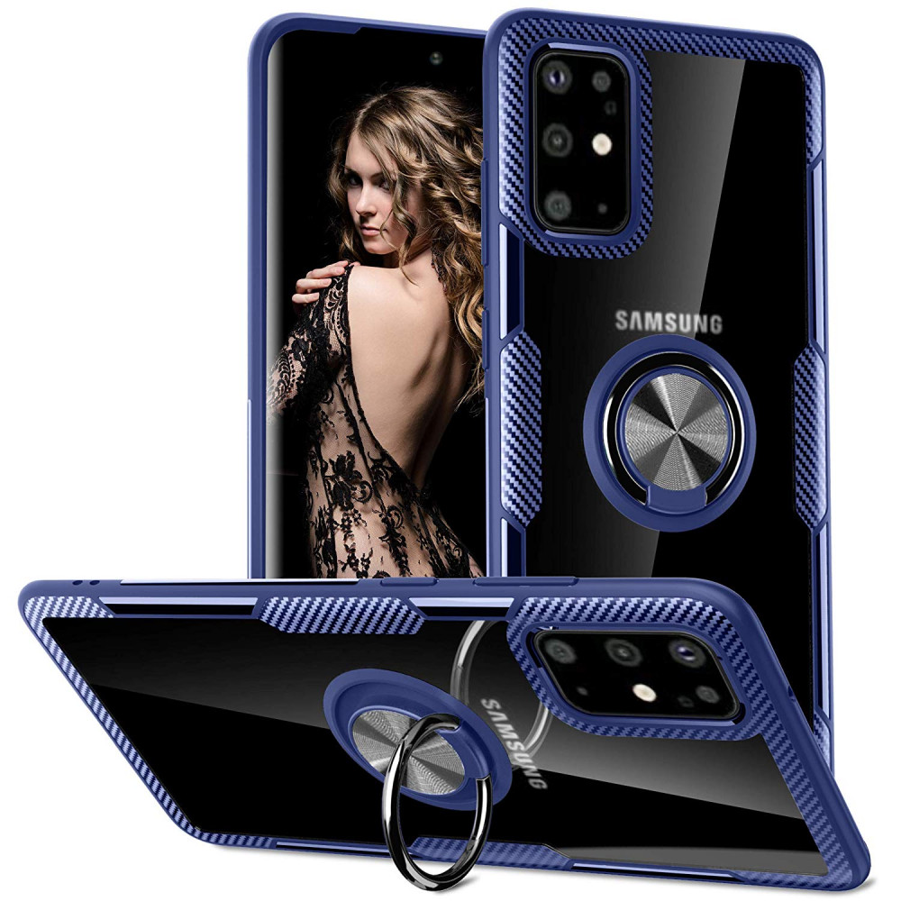TPU+PC чехол Deen CrystalRing под магнитный держатель для Samsung Galaxy S20+ Бесцветный / Синий (121391)
TPU+PC чехол Deen CrystalRing под магнитный держатель для Samsung Galaxy S20+ Бесцветный / Синий (121391)