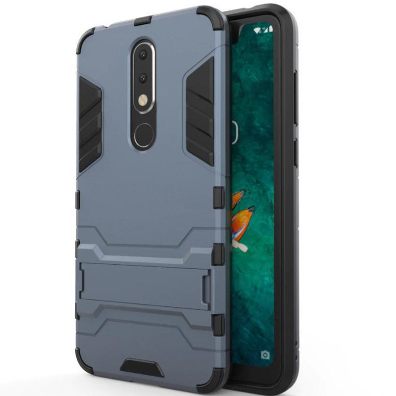 Ударостійкий чохол-підставка Transformer для Nokia 6.1 Plus (Nokia X6) (Сірий / Metal slate)
Ударостійкий чохол-підставка Transformer для Nokia 6.1 Plus (Nokia X6) (Сірий / Metal slate)