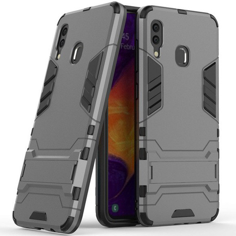 Ударопрочный чехол-подставка Transformer для Samsung Galaxy A20 (A205F) Металл / Gun Metal (100774)
Ударопрочный чехол-подставка Transformer для Samsung Galaxy A20 (A205F) Металл / Gun Metal (100774)
