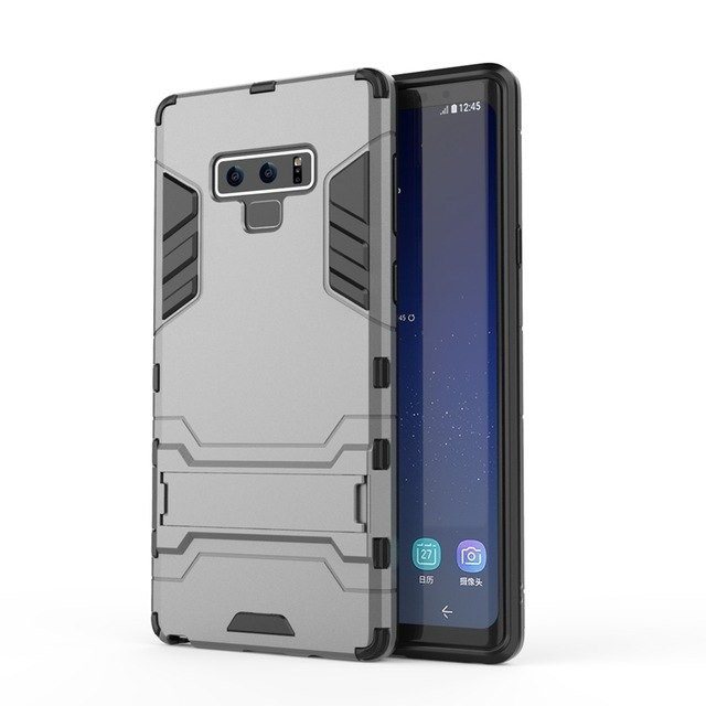 Ударопрочный чехол-подставка Transformer для Samsung Galaxy Note 9 с мощной защитой корпуса Металл / Gun Metal (88718)
Ударопрочный чехол-подставка Transformer для Samsung Galaxy Note 9 с мощной защитой корпуса Металл / Gun Metal (88718)