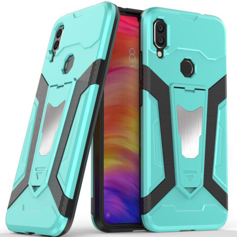 Ударопрочный защитный чехол-подставка Transformer Iron для Xiaomi Redmi Note 7 Pro Бирюзовый / Mint (109704)
Ударопрочный защитный чехол-подставка Transformer Iron для Xiaomi Redmi Note 7 Pro Бирюзовый / Mint (109704)