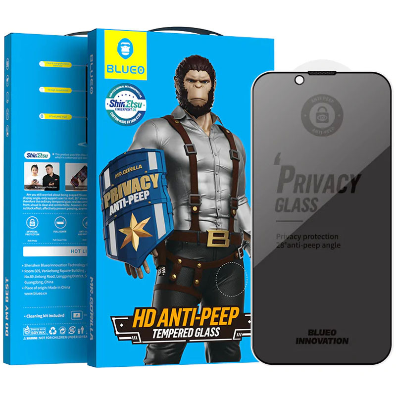 Защитное 2.5D стекло Blueo Full Cover Anti-Peep для Apple iPhone 15 Plus / 14 Pro Max (6.7") Черный (257918)
Защитное 2.5D стекло Blueo Full Cover Anti-Peep для Apple iPhone 15 Plus / 14 Pro Max (6.7") Черный (257918)