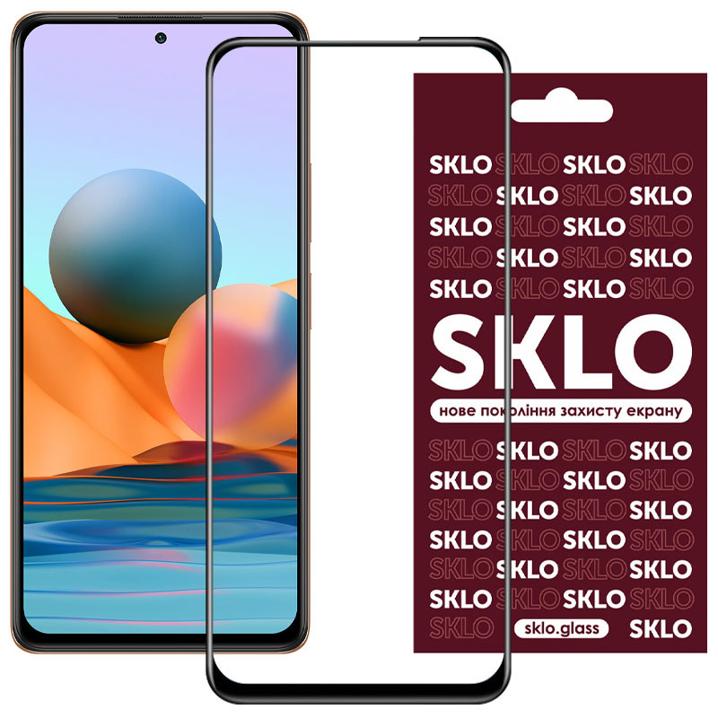 

Захисне скло SKLO 3D (full glue) для Xiaomi Redmi Note 10 Pro Max