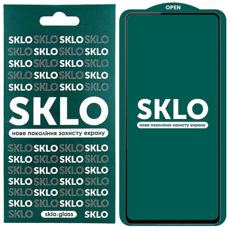 

Захисне скло SKLO 5D (full glue) для Xiaomi Redmi 10 (Чорний)