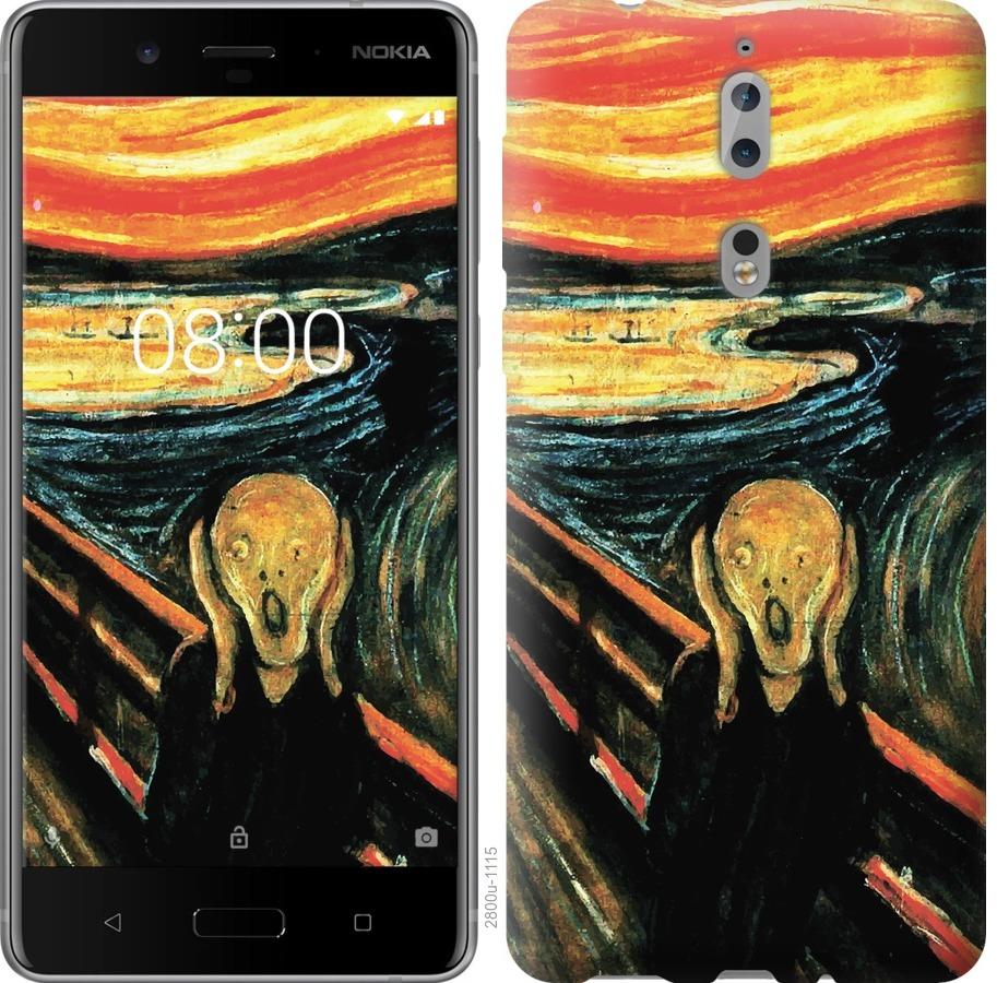 

Чехол на Nokia 8 Крик Мунка