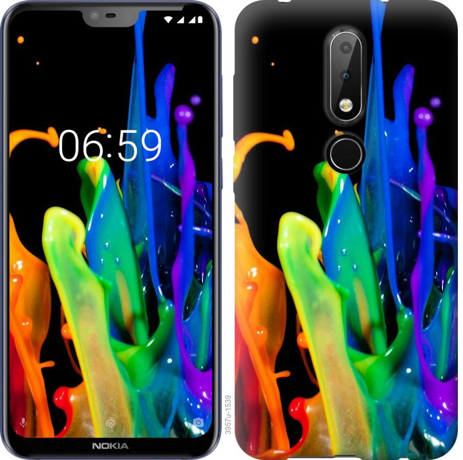 

Чохол на Nokia 6.1 Plus бризки фарби