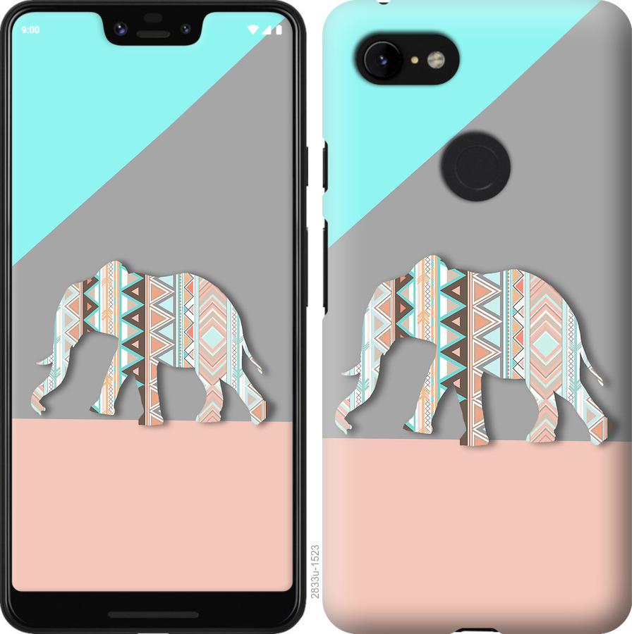 

Чохол на Google Pixel 3 XL Візерунчастий слон