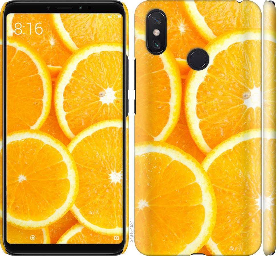

Чохол на Xiaomi Mi Max 3 часточки апельсина