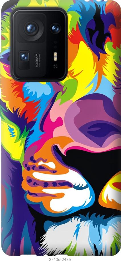 

Чохол на Xiaomi Mix 4 Різнобарвний лев
