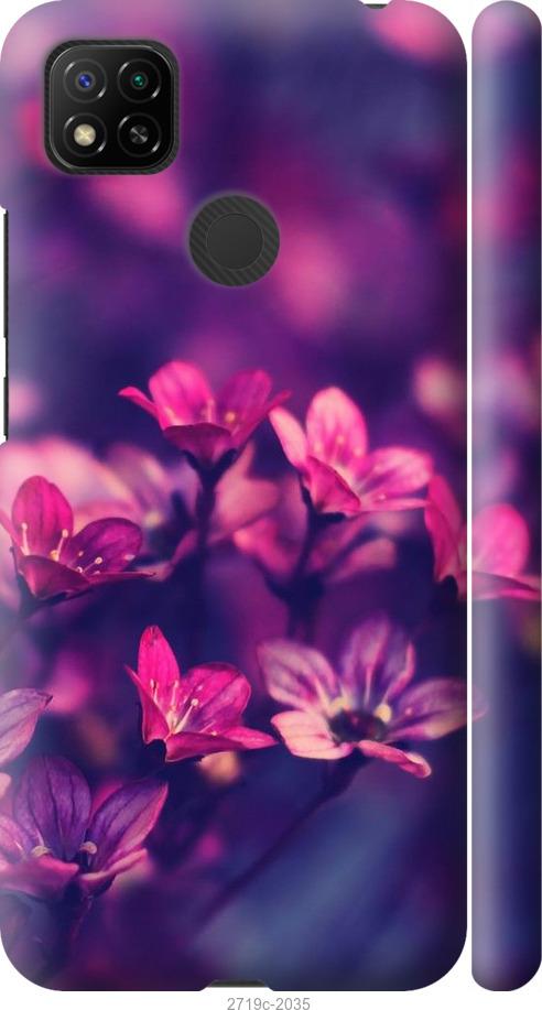 

Чехол на Xiaomi Redmi 9C Пурпурные цветы