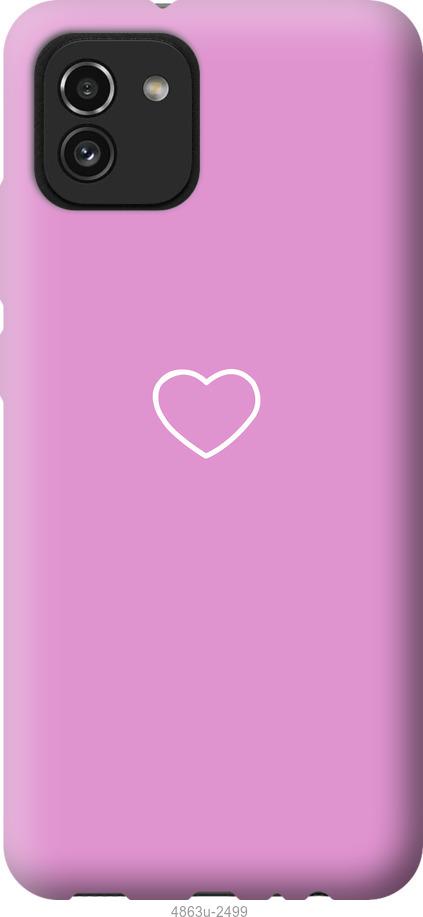 

Чохол на Samsung Galaxy A03 A035F серце 2