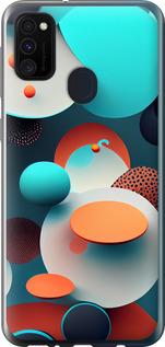 Чехол на Samsung Galaxy M30s 2019 Горошек абстракция