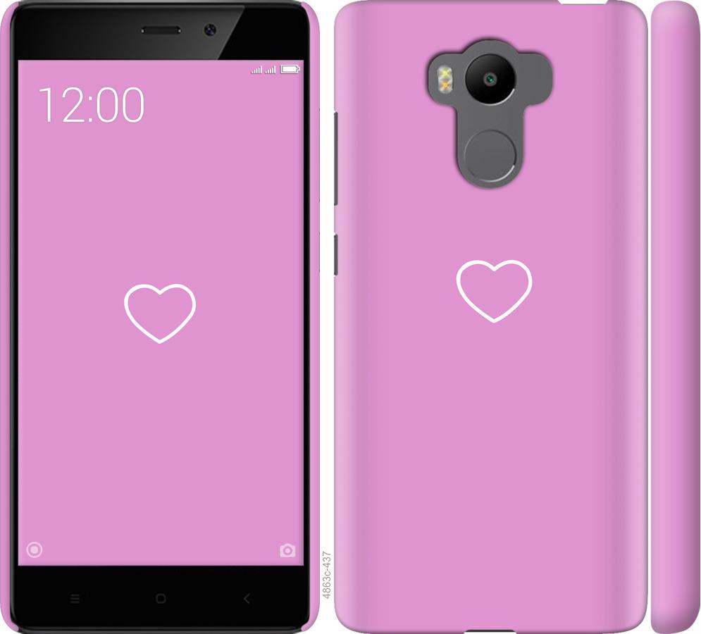 

Чохол на Xiaomi Redmi 4 Prime серце 2