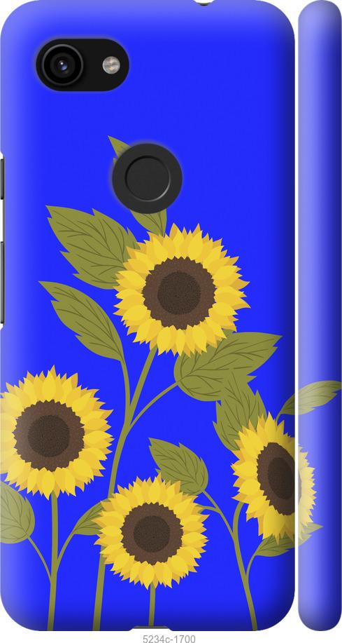

Чохол на Google Pixel 3a Подсолнухи v2