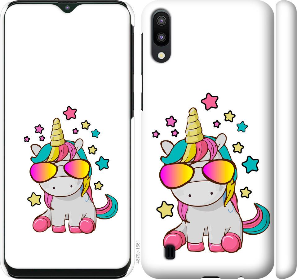

Чехол на Samsung Galaxy M10 Единорог в очках