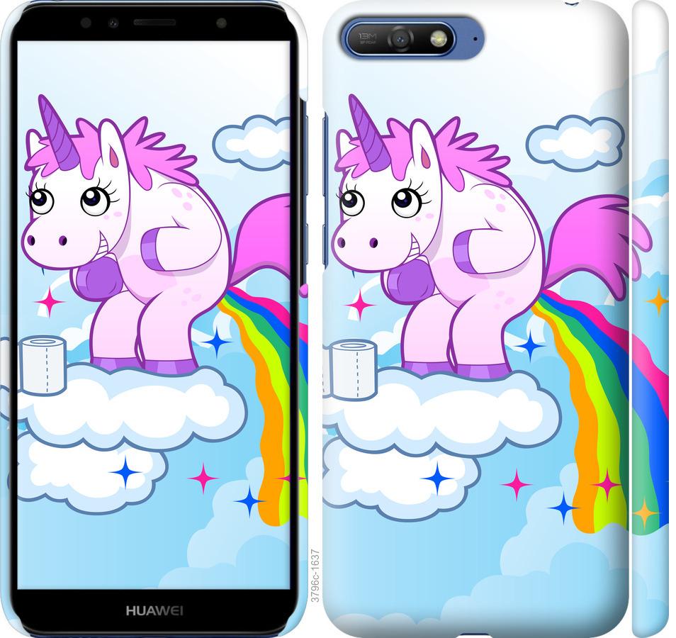

Чохол на Huawei Y6 2018 єдиноріг