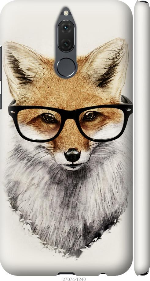 

Чехол на Huawei Mate 10 Lite Лис в очках