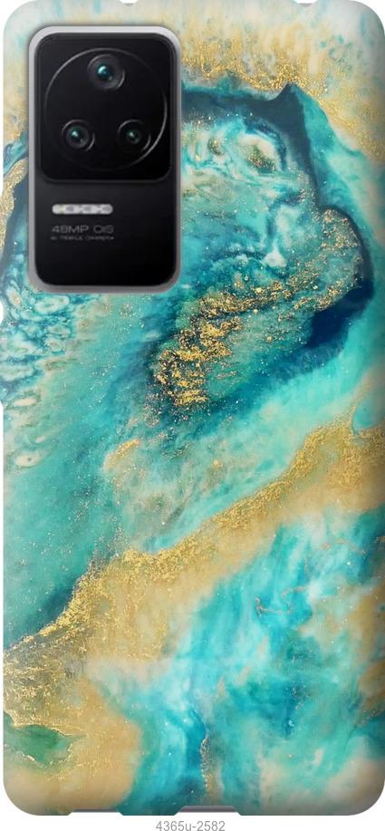Чохол на Xiaomi Redmi K40S  Green marble
