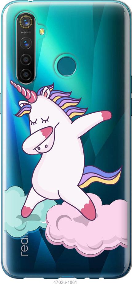 

Чехол на Realme 5 Pro Единорог