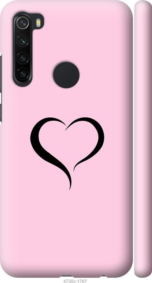 

Чехол на Xiaomi Redmi Note 8 Сердце 1