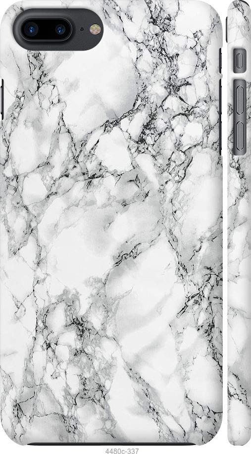 

Чохол на iPhone 8 Plus мармур білий